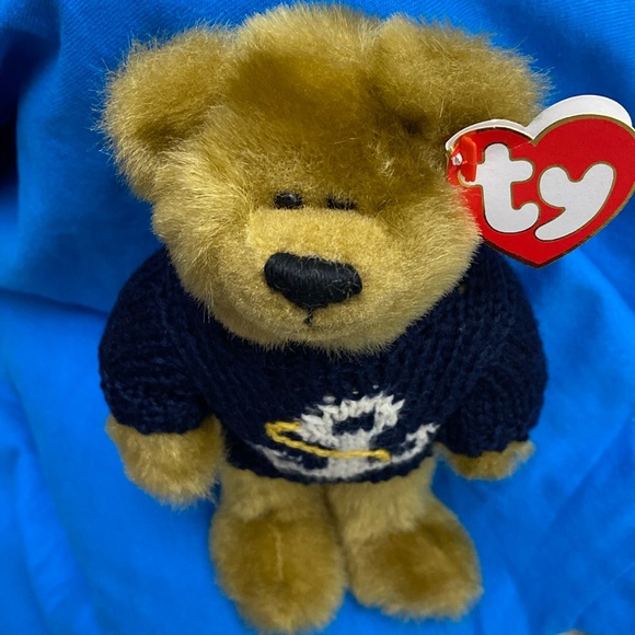 Vintage 1993 Ty Beanie Baby Salty Bear - Picture 2 of 10
